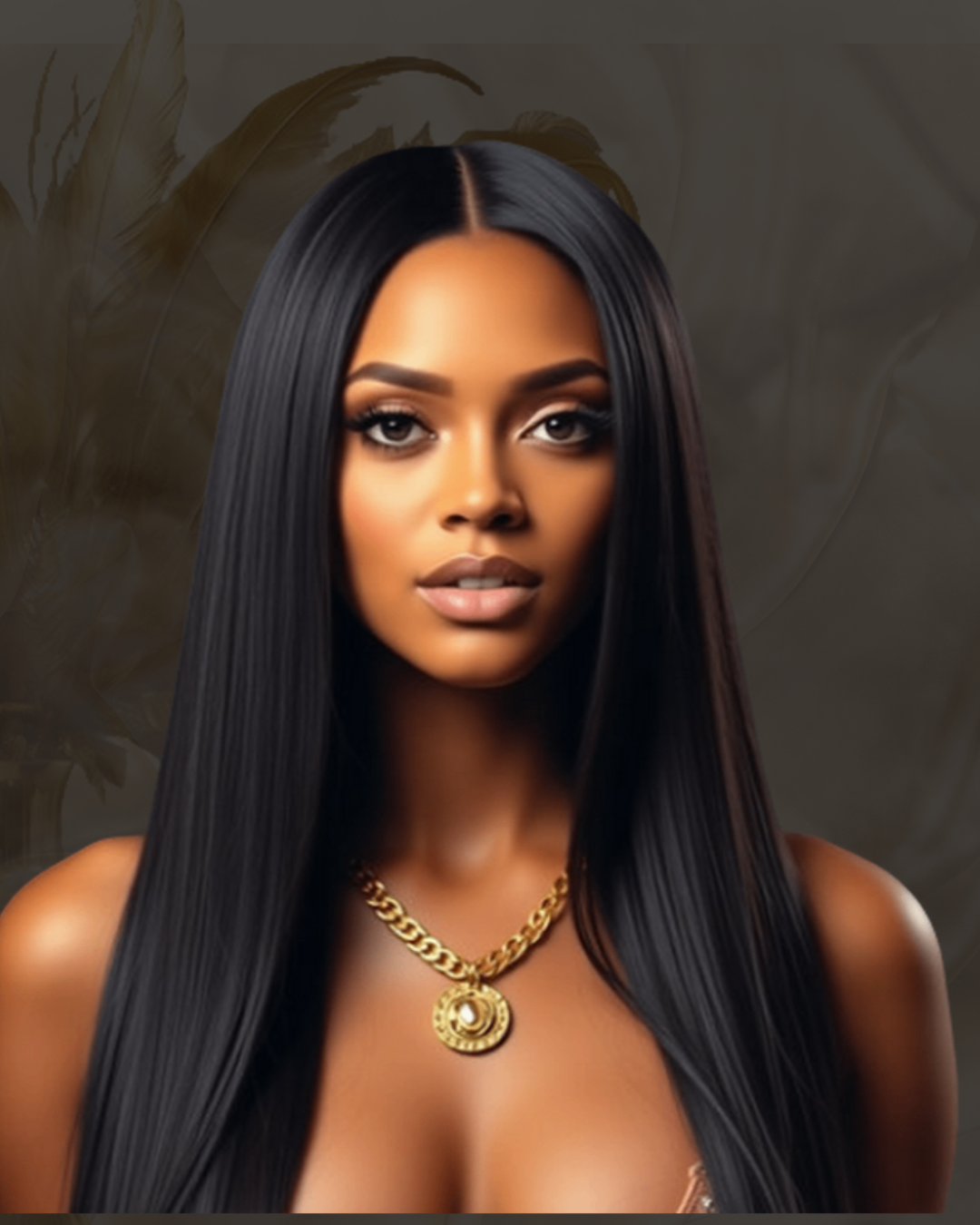 200% Density 13x4 Full Frontal Lace Wig Straight